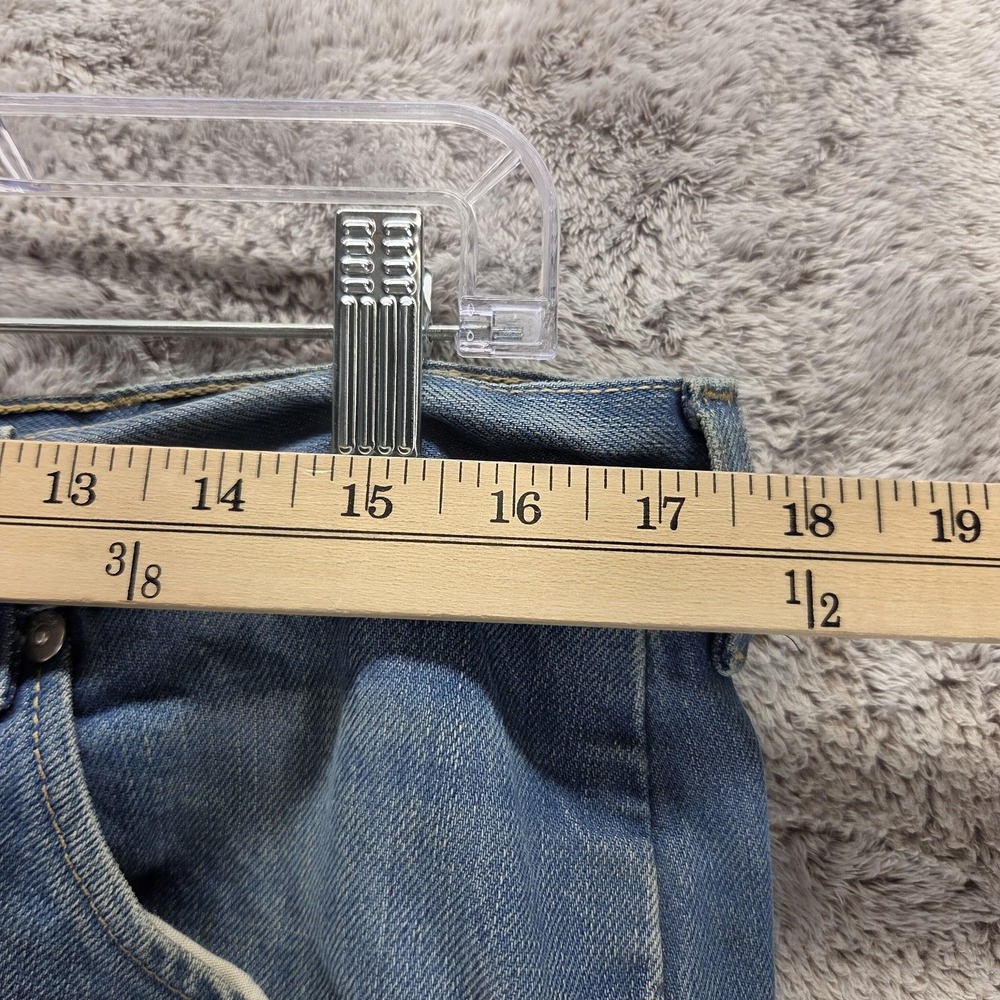 Vintage Levis Engineered Jeans Mens 36x32 Blue Twisted Buckle Back One Pocket - Picture 3 of 16